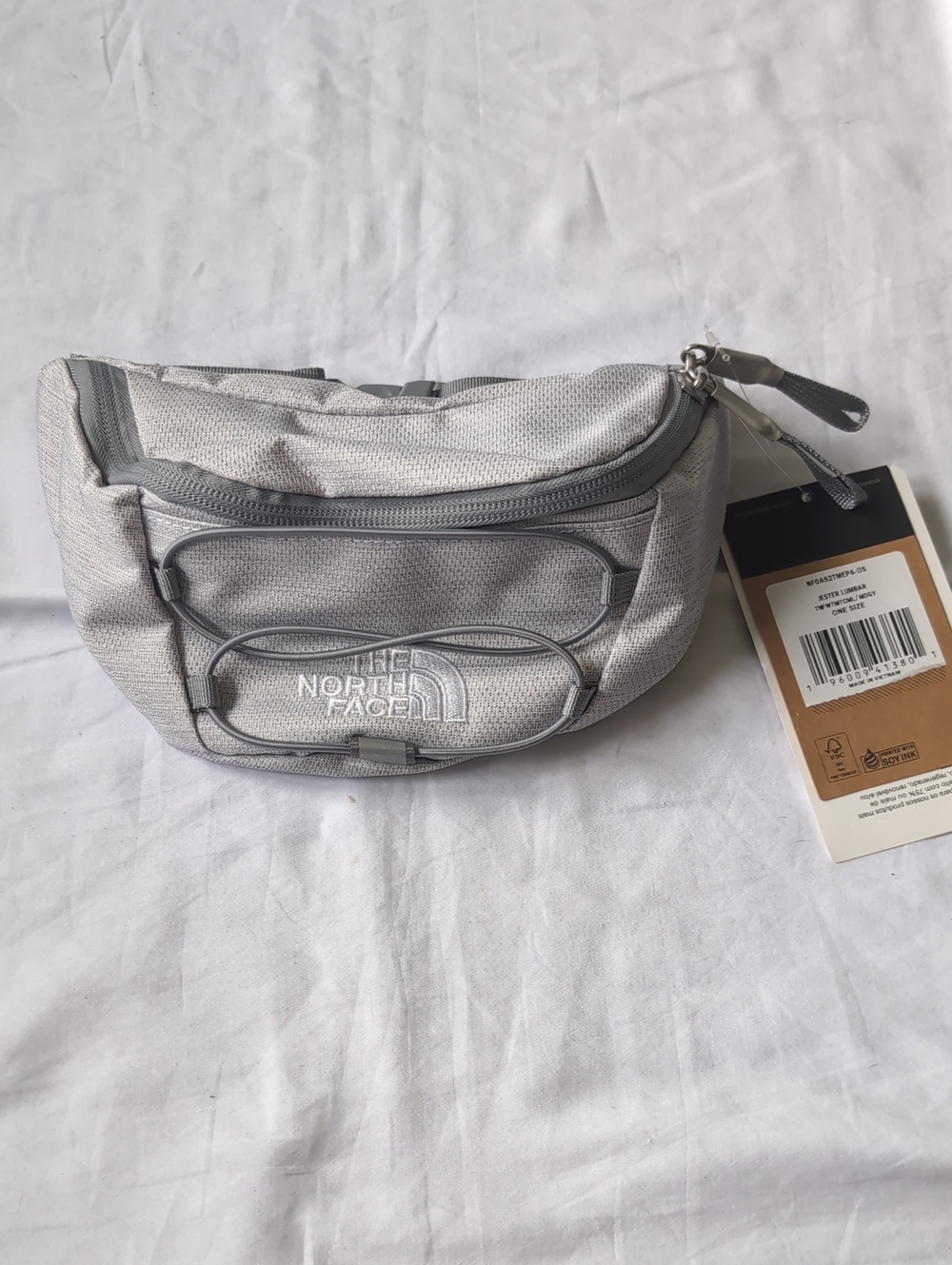 The North Face Light Gray Fanny Pavk